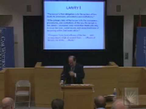 The Robert P. Lawry Lecture in Legal Ethics - Fred...