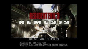 Resident Evil 3 - Nemesis - Sega Dreamcast - Intro & Title Screen