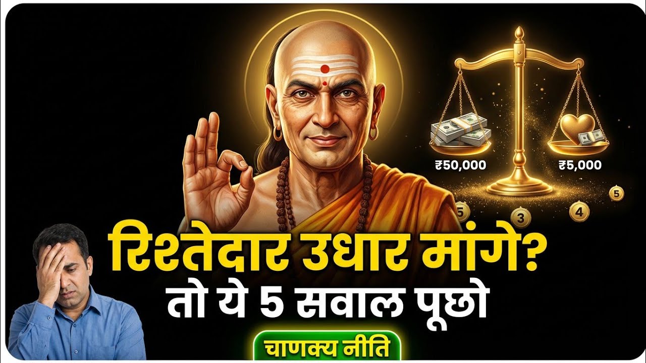रिश्तेदार को पैसा देने से पहले ये 5 सवाल पूछ लेना | Chanakya Niti on Lending Money to Relatives