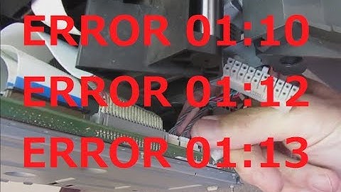 HP Designjet 500, 800 Electronics Module Replacement - Error 01:10