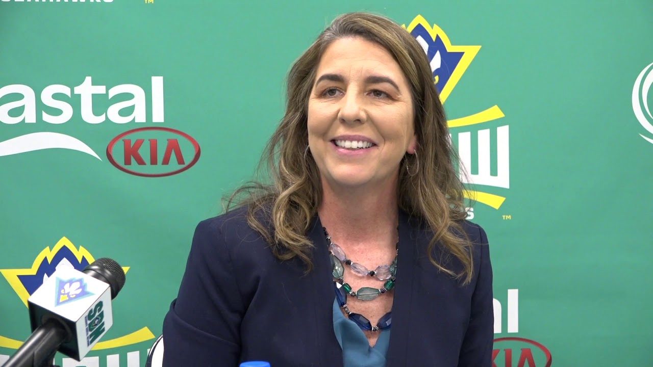 Karen Barefoot Postgame Drexel (Feb. 22, 2019) YouTube