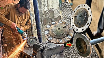 Rebuilding Broken Axle of welding drill Bit || Amazing process