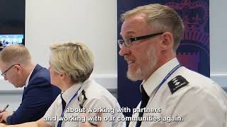 Commissioner holds Police Chief to account during monthly meeting