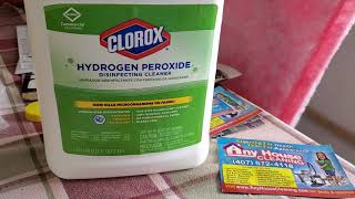 Clorox Solution Hydrogen Peroxide is a EPA disinfectant for Human Coronavirus. Bleach Free