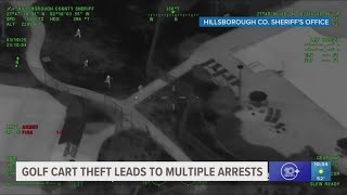 5 juveniles arrested after stealing golf cart in Riverview, fleeing: HCSO