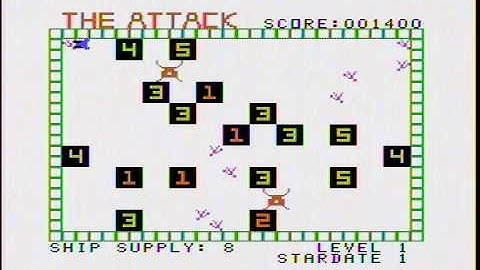 The Attack (TI-99/4A) gameplay footage