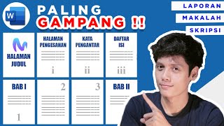 Cara Membuat Nomor Halaman Skripsi Beda Posisi Word