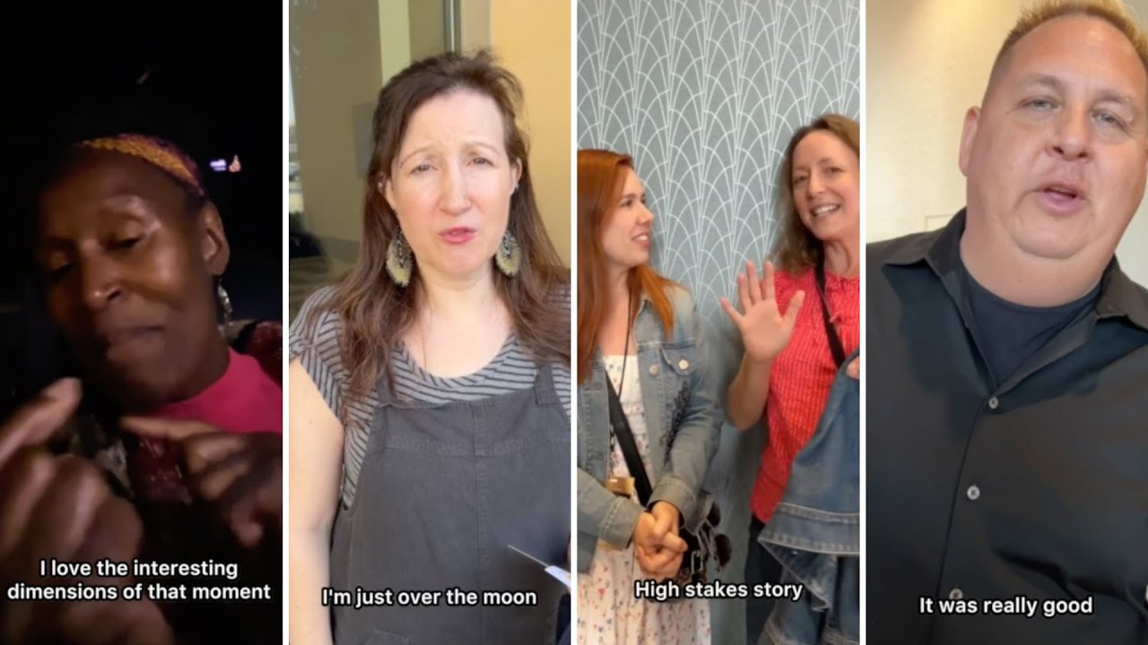 Audience reaction clips