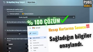 HESABIMI NASIL KURTARDIM !!! ÇALINAN HESAP NASIL GERİ ALINIR ? PUBG Mobile