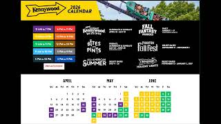 What time does Kennywood close on Monday