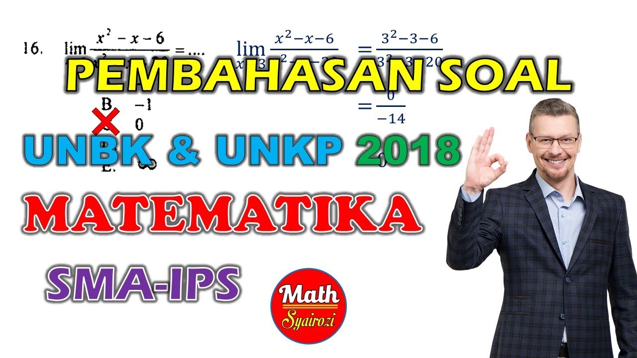 Pembahasan Un Matematika Sma Ips 2018 Youtube