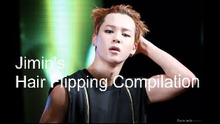 BTS Jimin Hair Flipping Compilation
