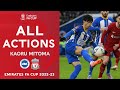 Kaoru mitoma all actions v  liverpool  fourth round  emirates fa cup 202223