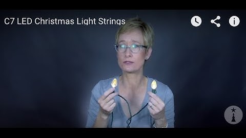C7 LED Christmas Light Strings