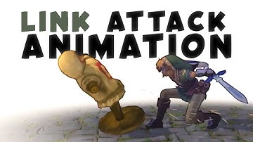 Link Sword Attack - Animation (MAYA)