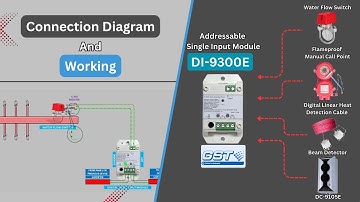 GST DI-9300E Addressable Single Input Module | Complete Wiring Diagram & Working Guide
