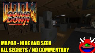 Doom 2: Going Down Turbo - MAP08 Hide And Seek - All Secrets No Commentary Gameplay