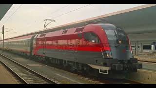 Einfahrt der 1116 153-8 am IC 1111 ' ÖBB Urlaubs-Express' in Linz Hbf am 21.3.2026