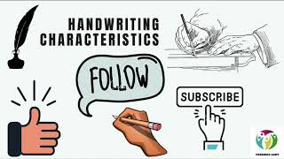 Handwriting Characteristics:Class characteristics #Individual characteristics #Natural variation #QD