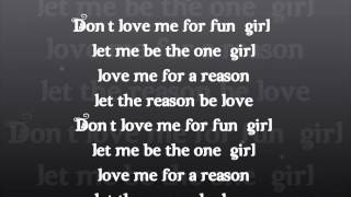 Music and Lyrics - Love Me For A Reason (Boyzone) chords