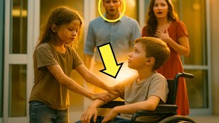 فتاة فقيرة تفاجئ الجميع بمعجزة مع صبي على كرسي متحرك… الجميع يصابون بالذهول