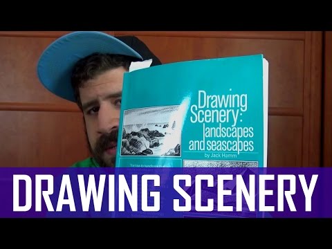 Drawing Scenery: Landscapes and Seascapes by Jack Hamm - Book Flip-through Drawing Scenery: Landscapes and Seascapes by Jack Hamm - Book Flip-through