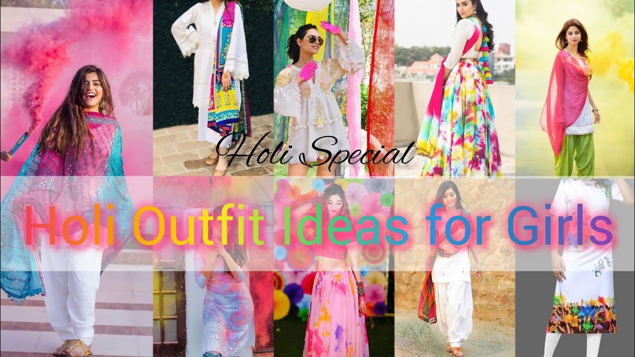 Girls : Holi Special Dress