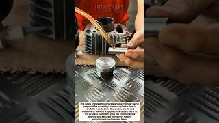 Engine Cylinder Sleeve Install Process #mechanic #engine #repair
