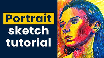 Real Time Step By Step Portrait Sketch Tutorial