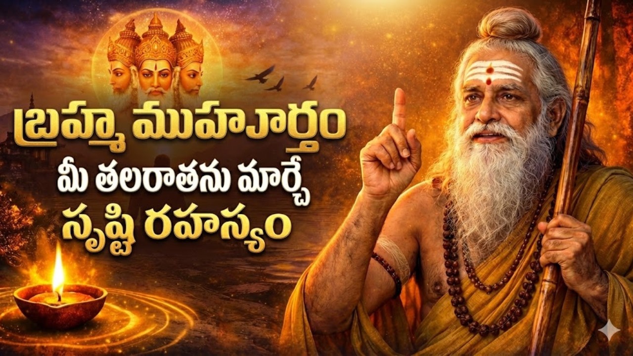 బ్రహ్మ ముహూర్తం - మీ తలరాతను మార్చే సృష్టి రహస్యం | Importance of Brahma Muhurtham in Telugu |