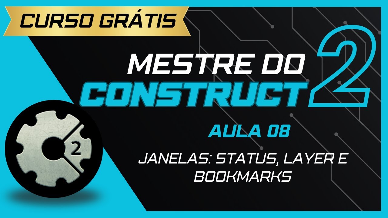 Mestre do Construct 2 - 08 Janelas Status, Layer e Bookmarks - YouTube