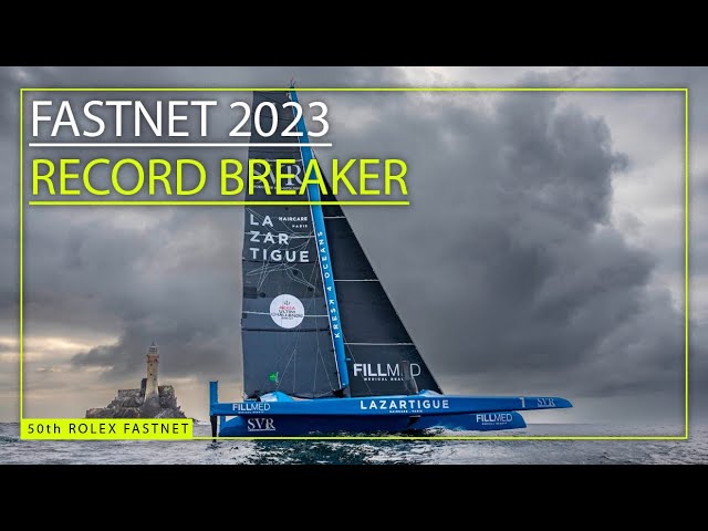 Rolex Fastnet Race 2023 line honours winners SVR-Lazartigue skipper François Gabart