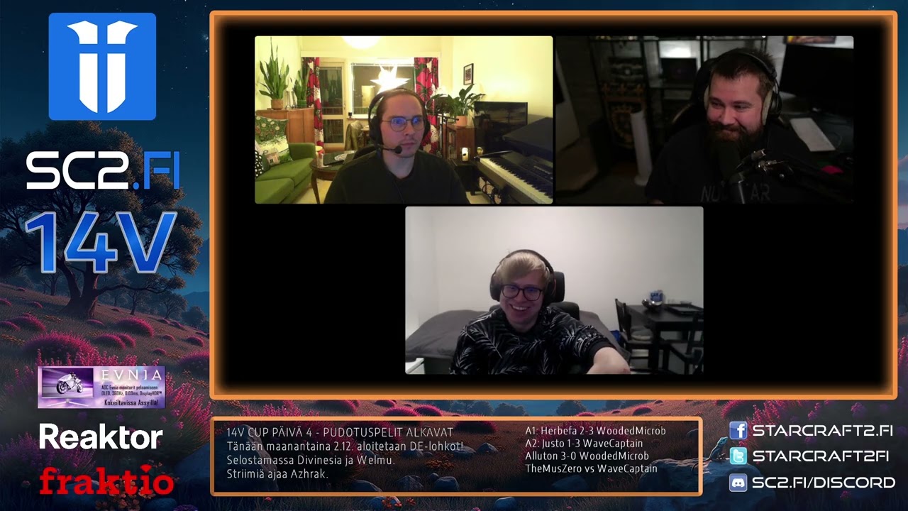 TheMusZero vs WaveCaptain - SC2FI 14V Cup - Pudotuspelit - Päivä 1