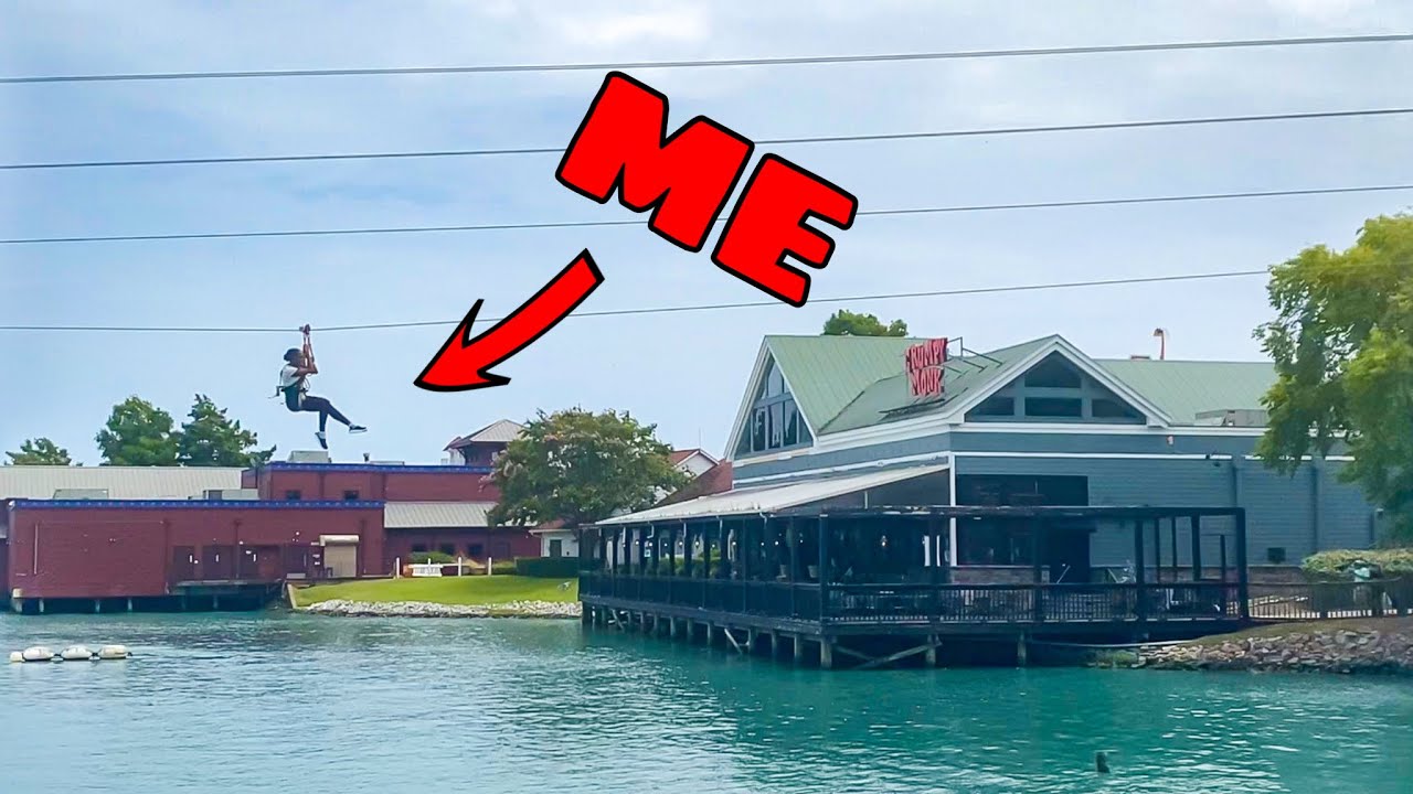 enjoying the last day of summer| ziplining