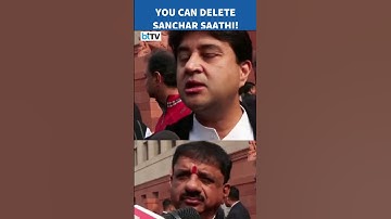 Jyotiraditya Scindia Clarifies: Sanchar Saathi App Not Mandatory, Users Can Delete It