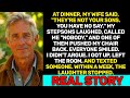 At Dinner My Wife Said I Had No Say. Stepsons Mocked Me. I Left, Sent One Text—A Week Later, Silence
