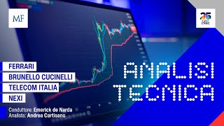 Analisi tecnica. Domina azionario USA nei mercati, Ferrari, Cucinelli, Telecom Italia, Nexi e altri
