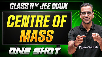 MANZIL Comeback: CENTRE OF MASS in 1 Shot | All Concepts + PYQs | JEE Main