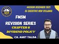 FM & SM Revision Class - 5 | Dividend Policy | VG STUDY HUB | 7703880232.