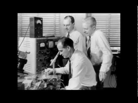 ベル研究所によって発明された世界初のトランジスタ-1947年12月