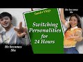 Switching personalities for 24 hours  tanshi vlogs