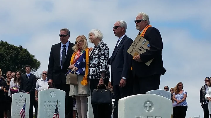 Military Honors---Navy Lt. Commander Frederick Pet...