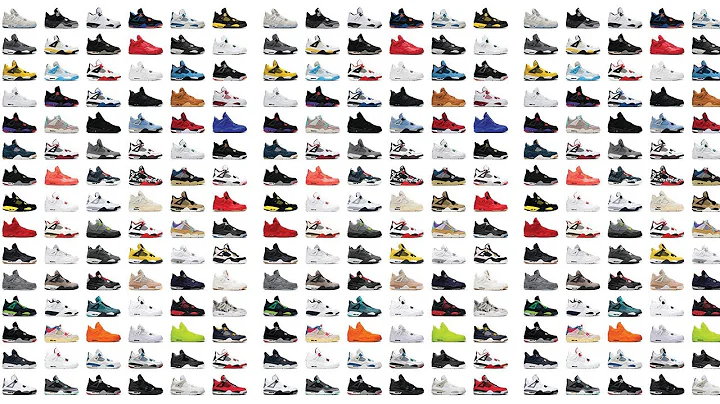 Every Air Jordan 4 Colorway Ever Released from 1989 - 2021