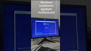 windows installation