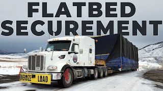 6 Winter Securement Tips for Flatbed Drivers