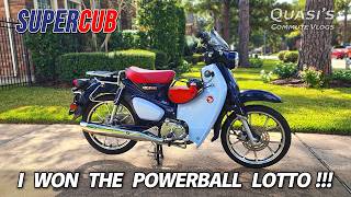 VLOG: Honda Super Cub Commute // I Won the PowerBall Lotto!