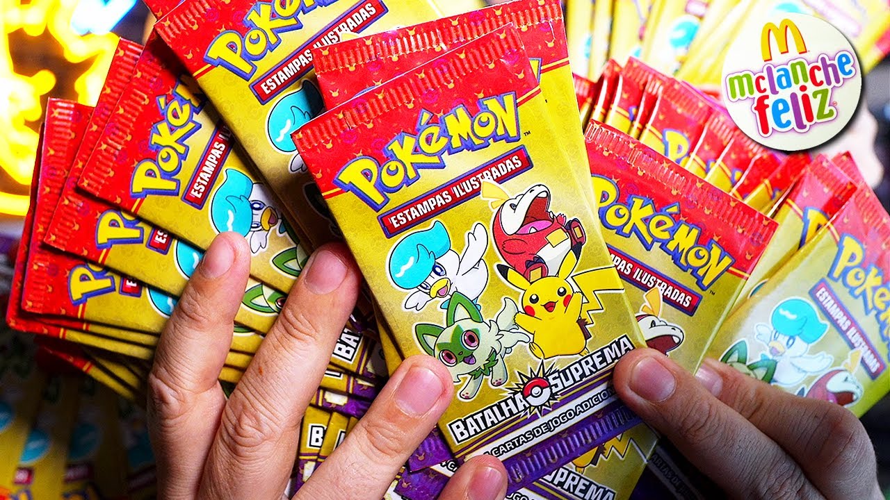 McLanche Feliz traz nova coleção de cartas Pokémon