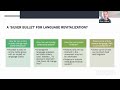 Dilin Canlandırılmasında İnternetin Rolü Nedir? / Dr. Oliver Mayeux - Cambridge Üniversitesi
