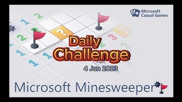 Microsoft Minesweeper - Daily Challenge 4 Jun 2023