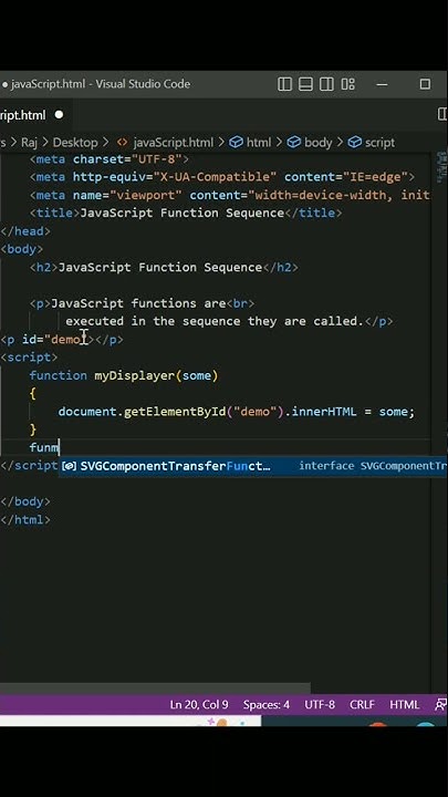 function sequence |js function | #shorts #javascript #function # ...